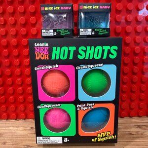 NEW! NEEDOH TEENIE HOT SHOTS AND 2 SMALL NICE ICE BABY'S! Gift pack!